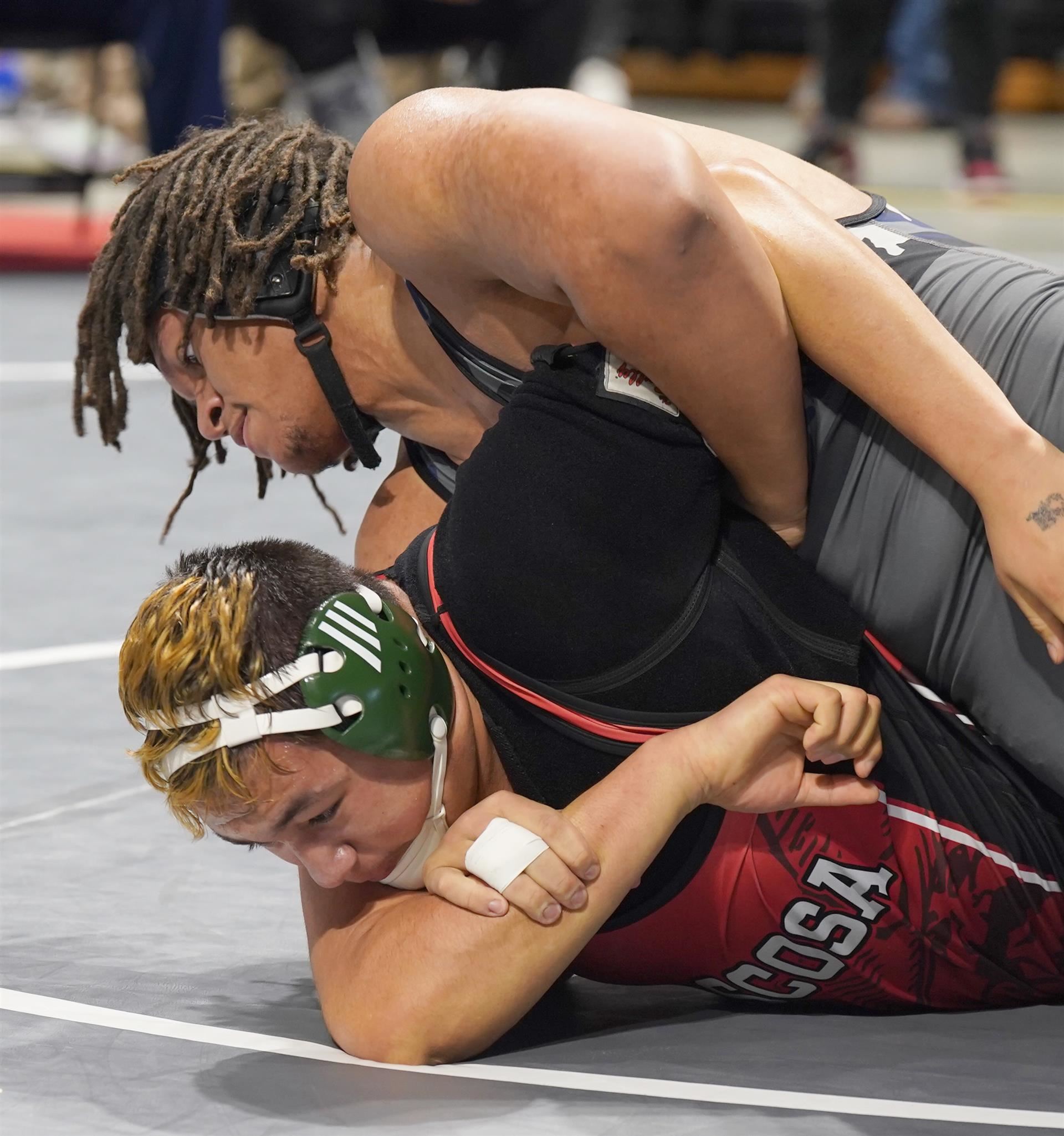 Down on the mat